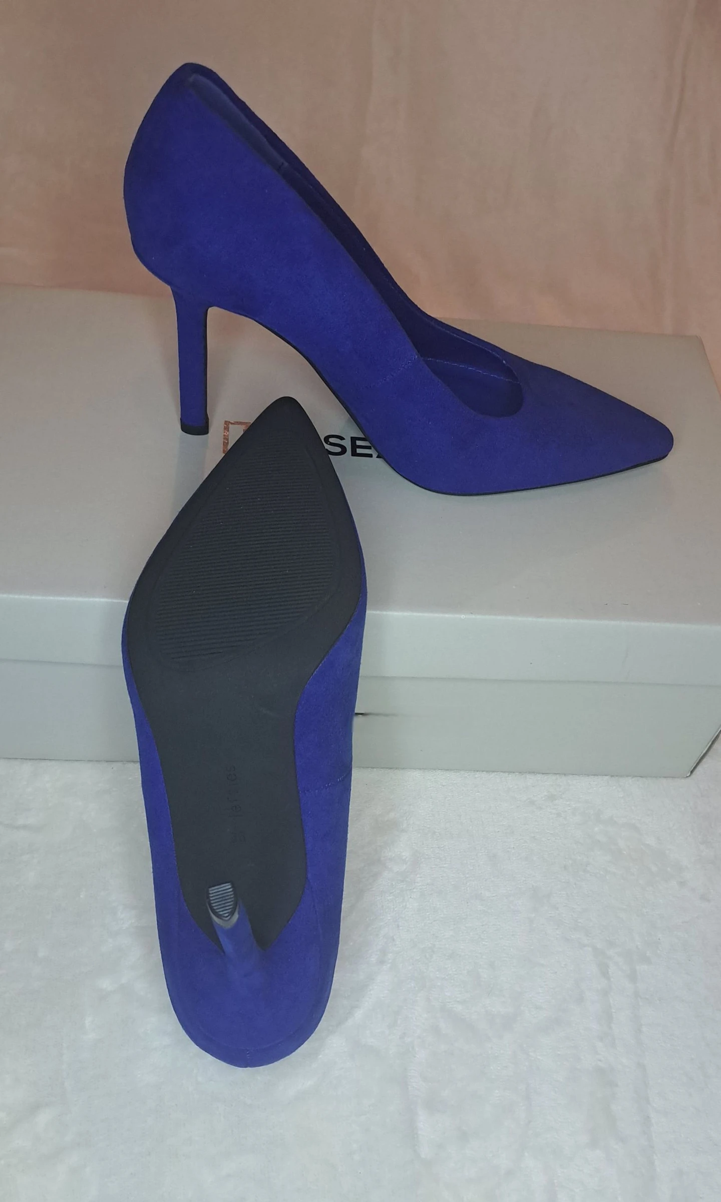 Royal Blue Suede Stiletto Heels • Pointed Toe • Size EU 36 • Elegant & Chic – photo 5